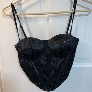 Windsor sparkly adjustable corset top